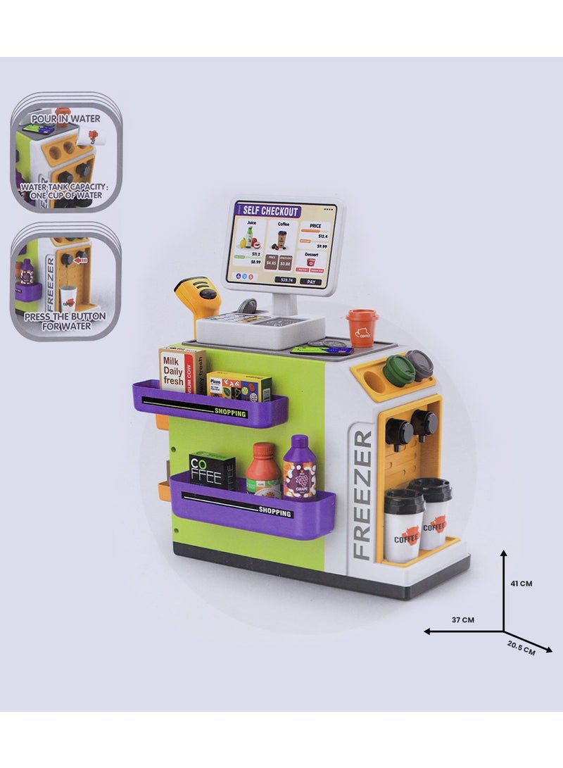 Super Market Play Set, Interactive Learning Toy, Develops Common Sense Skills