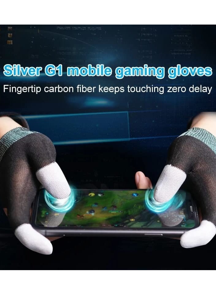 Finger Cover Breathable Game Controller Finger Sleeve, The latest silver fiber