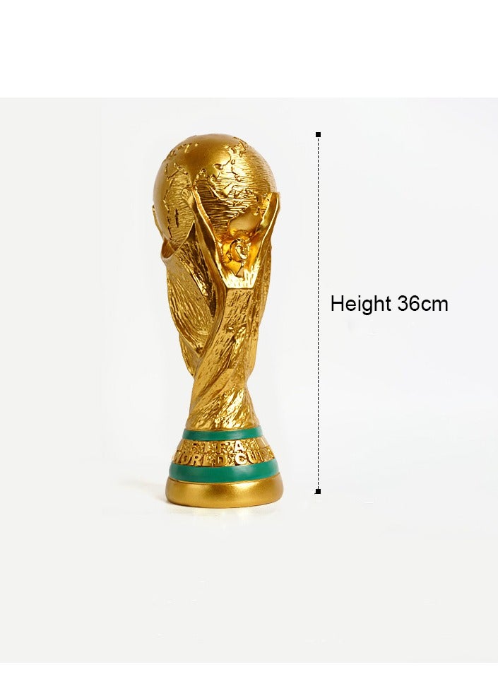 FIFA World Cup trophy Football Trophy Champion Gold Trophy World Cup Fans Football Competition Height 36cm