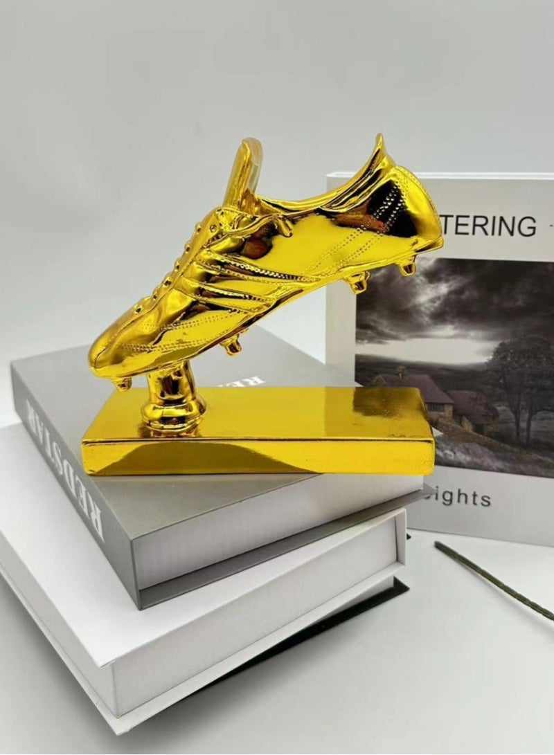 World Football Trophy, Best Scorer Trophy，Golden Boot Trophy , Resin Creative Trophy Size 18*18*7cm