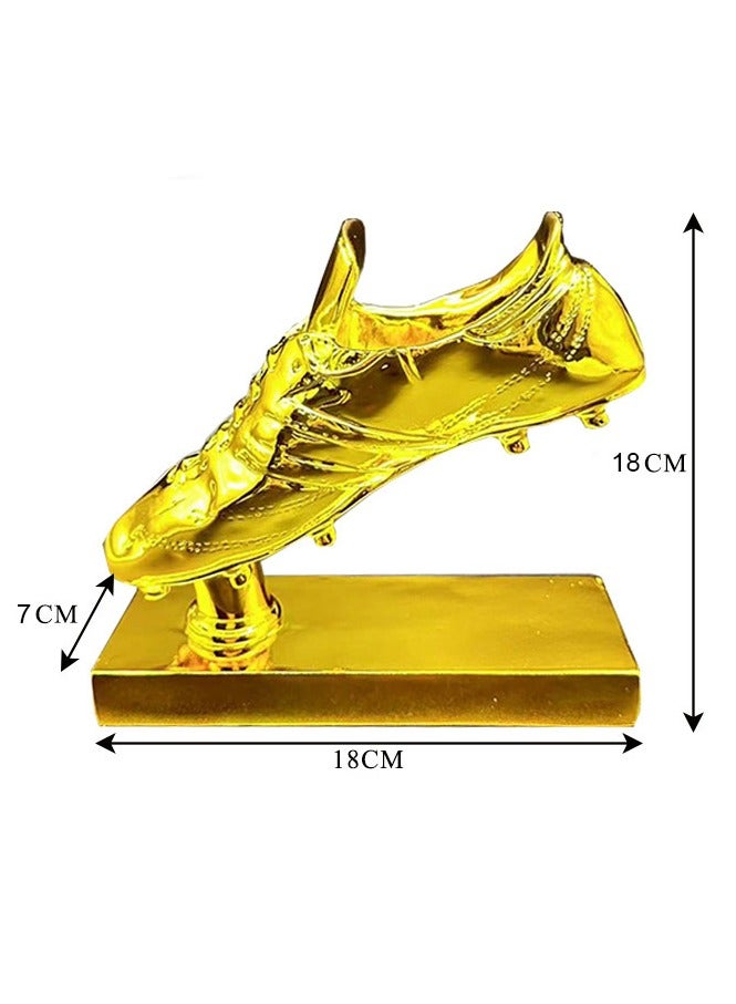 World Football Trophy, Best Scorer Trophy，Golden Boot Trophy , Resin Creative Trophy Size 18*18*7cm