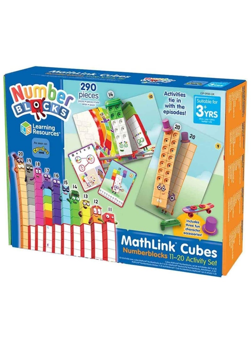 Numberblocks 11-20 Activity Set, 30 Numberblocks Activities Linked to TV Episodes, 155 Numberblocks MathLink Cubes & More