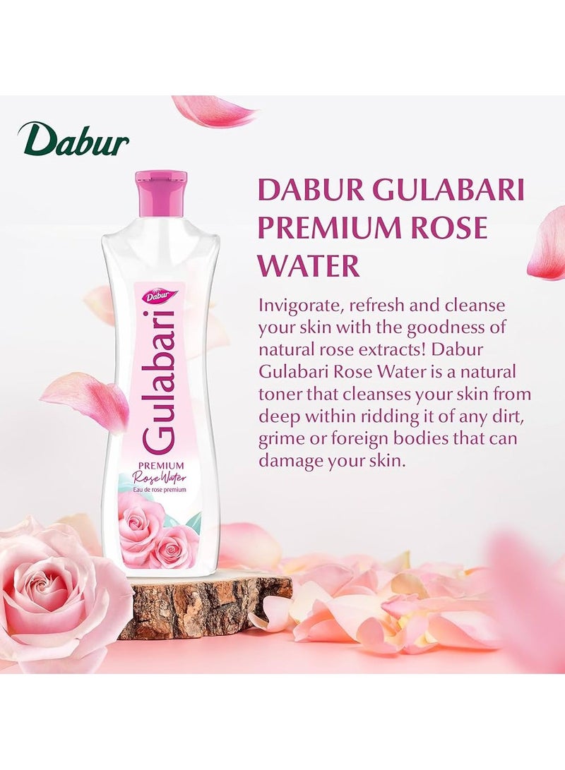 Gulabari Premium Rose Water Facial Cleansing Toner 2 X 250ml