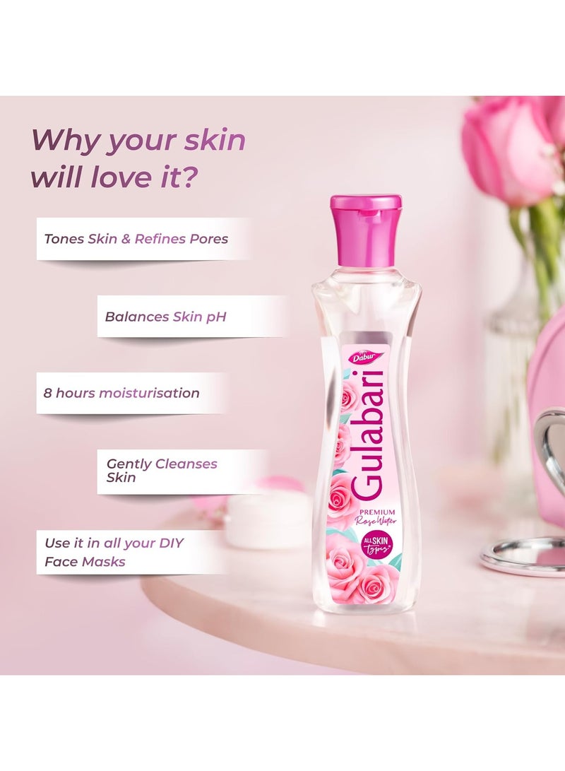 Gulabari Premium Rose Water Facial Cleansing Toner 2 X 250ml