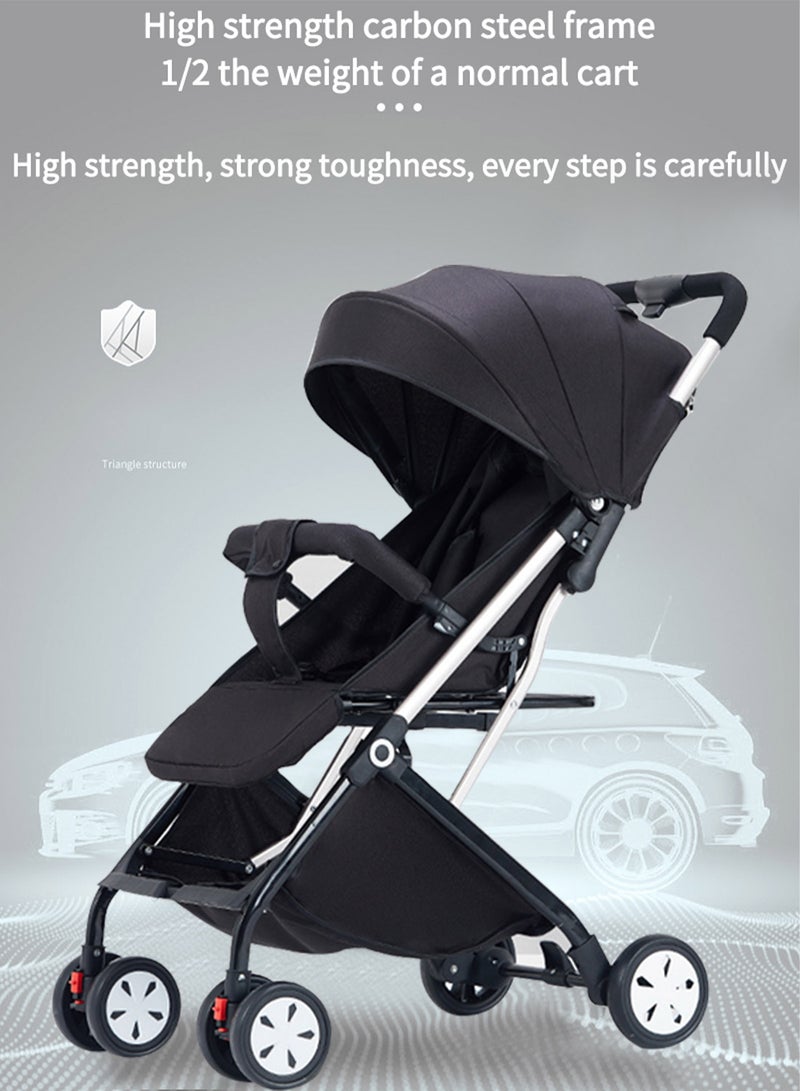 Multifunctional Baby Stroller, Can Sit And Lie Lightweight Baby Stroller, Portabel And Foldable Baby Travel Stroller