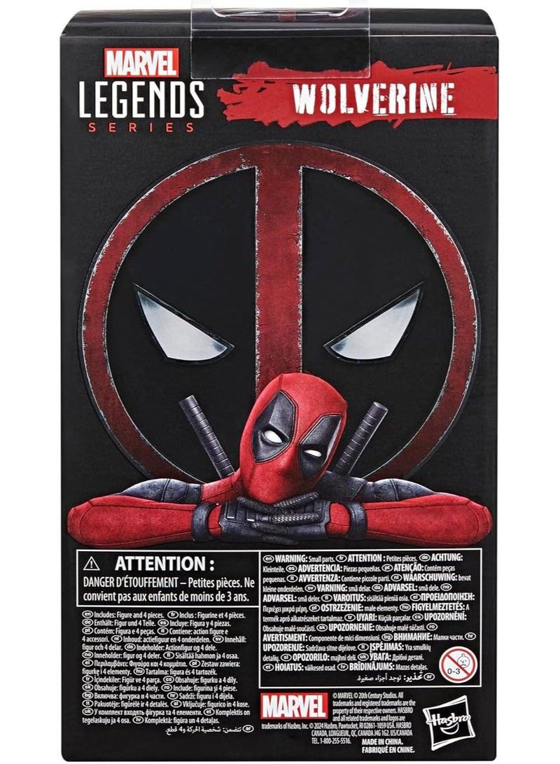 Marvel Legends Series Wolverine, Deadpool 2 Adult Collectible 6-Inch Action Figure