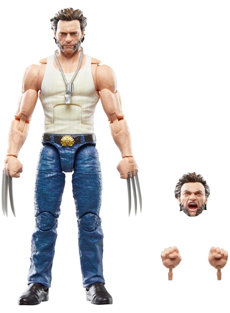 Marvel Legends Series Wolverine, Deadpool 2 Adult Collectible 6-Inch Action Figure