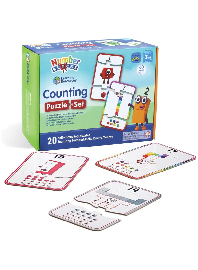 Numberblocks Counting Puzzle Set, One Size