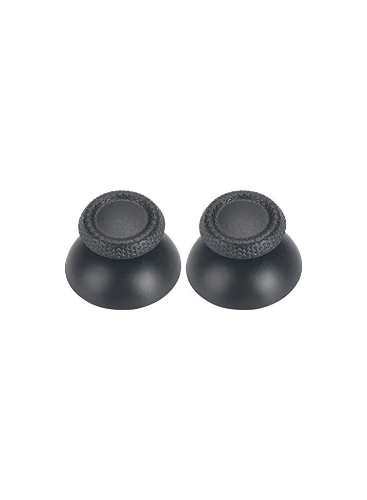 Thumb Grip Joystick Cap for DualSense Controller Replacement (Black)- 4 Pieces