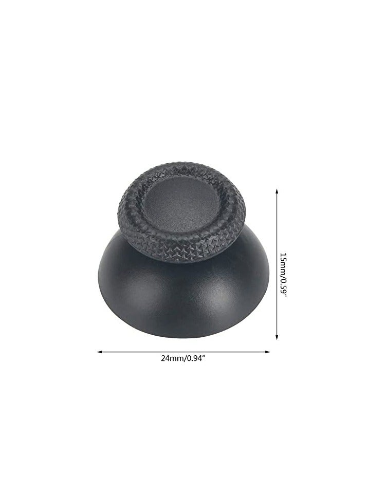 Thumb Grip Joystick Cap for DualSense Controller Replacement (Black)- 4 Pieces