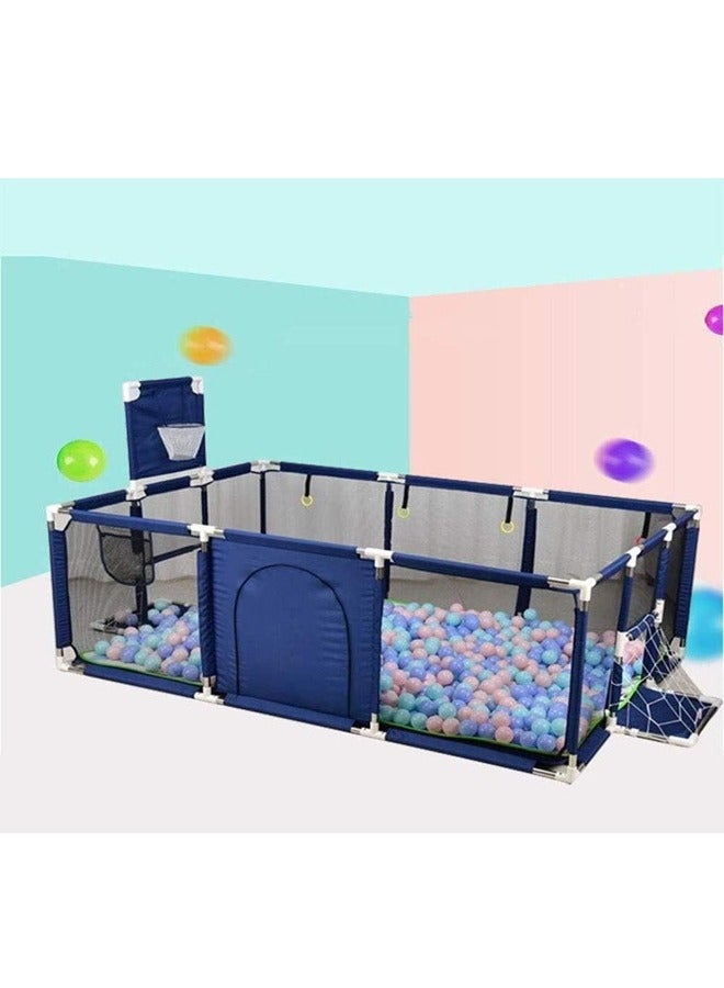 Toddler Baby's Playpen Lightweight, Washable, Portable Blue Color With Durability