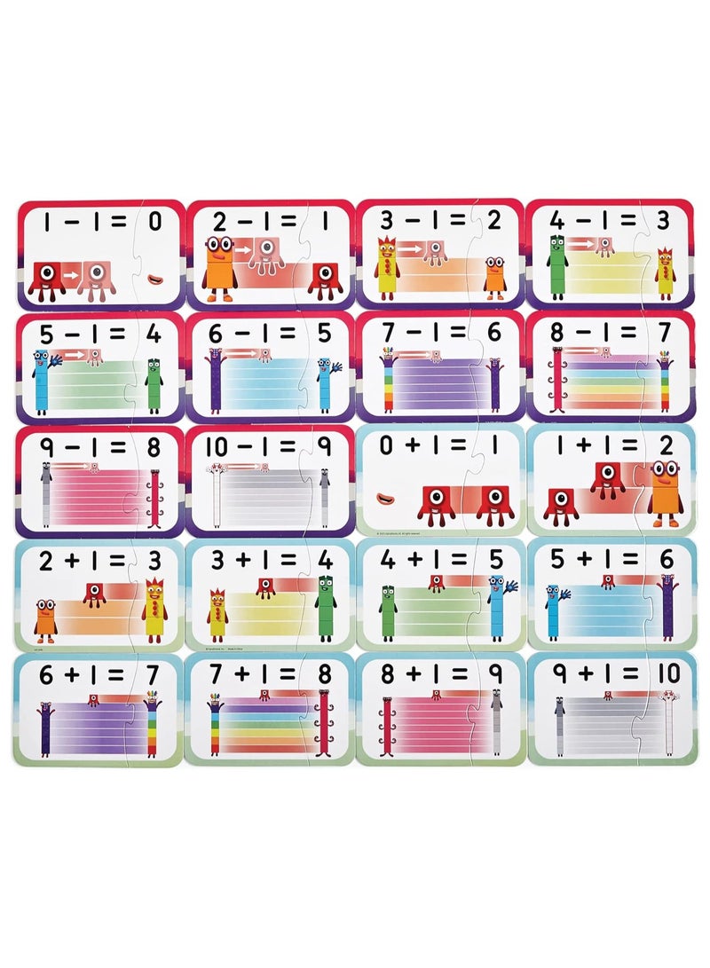 Numberblocks Adding and Subtracting Puzzle Set