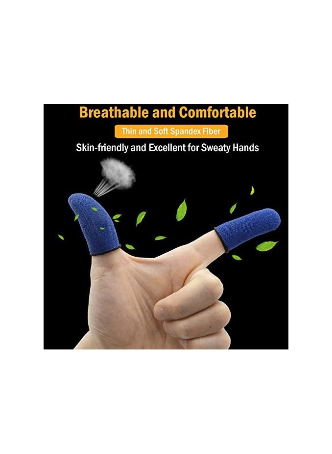 Gaming Finger Sleeves for Mobile Game Controllers (12 Pieces in 6 Pairs)