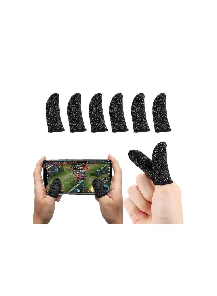 Gaming Finger Sleeves for Sweat Proof Mobile & Console Gaming, Friction-less PUBG finger Sleeves Stabiliser & Protector for thumb sleeves gaming