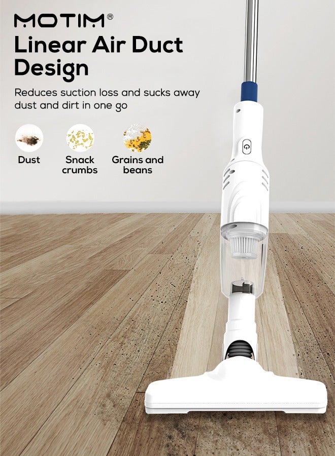 Handheld Vacuum Cleaner 2 in 1, Cordless Stick Cleaner, 120w 6000Pa Strong Suction, Large Capacity Central Filtration System for Carpets, Hard Floors, Stairs and Hair