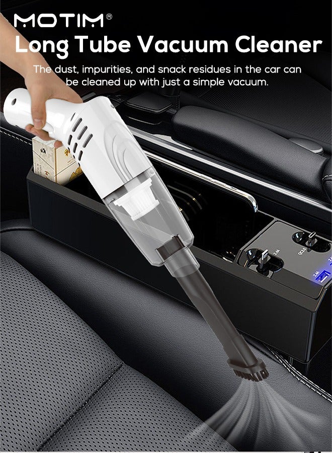 Handheld Vacuum Cleaner 2 in 1, Cordless Stick Cleaner, 120w 6000Pa Strong Suction, Large Capacity Central Filtration System for Carpets, Hard Floors, Stairs and Hair