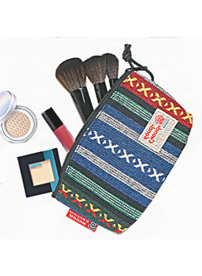Rough Enough Small Makeup Bag Cosmetic Bag For Purse Insert Organizer Pouch With Zipper For Women Folk Fancy