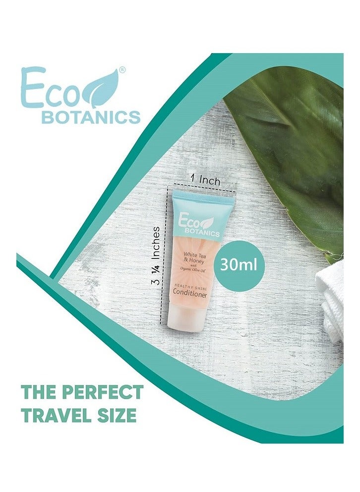 Bulk Set Pack of 50 Transparent Travel-Size Hotel Conditioner With White tea & Honey Extract 30ml