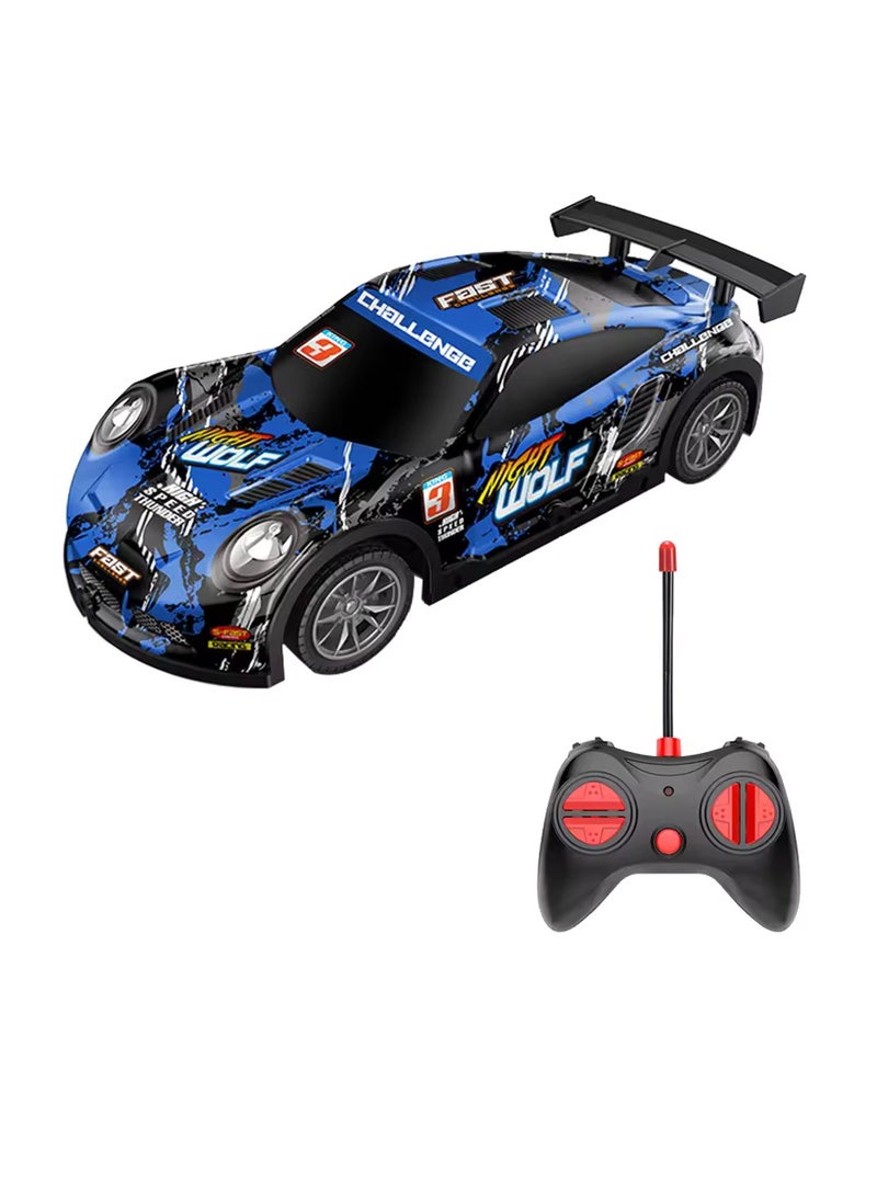 Rechargeable Remote Control Car 1:24 4WD Rc Drift Racing Cars with Dynamic Light for Children