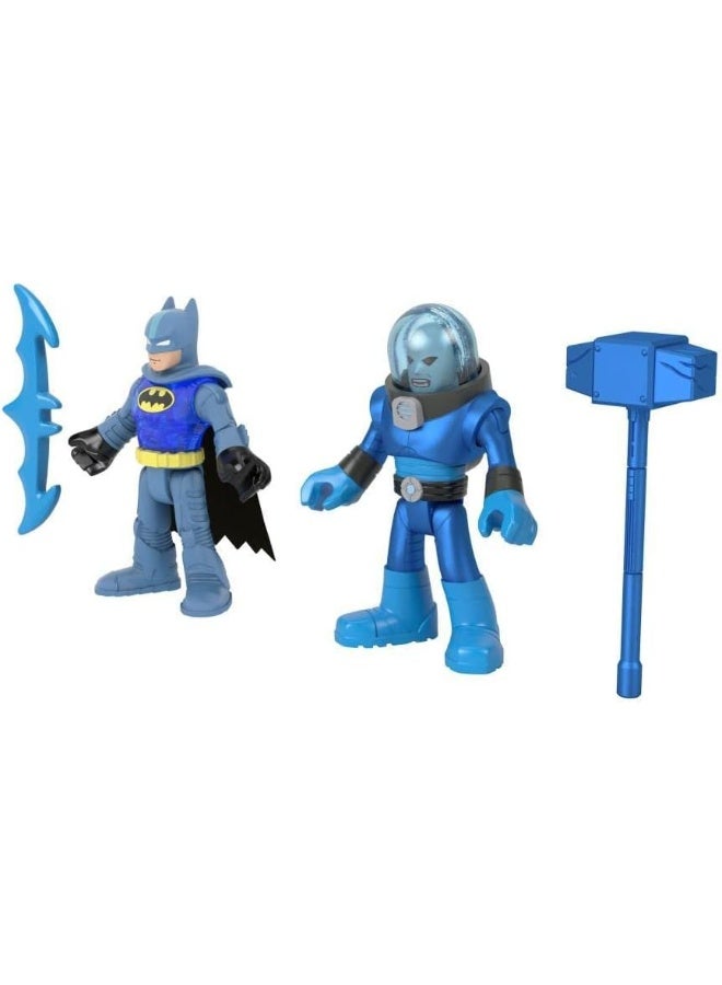 Fisher-Price Imaginext DC Super Friends Batman & Mr Freeze Figure Set for Preschool Kids Ages 3 to 8 Years