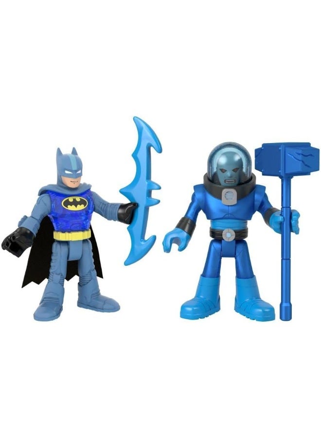 Fisher-Price Imaginext DC Super Friends Batman & Mr Freeze Figure Set for Preschool Kids Ages 3 to 8 Years