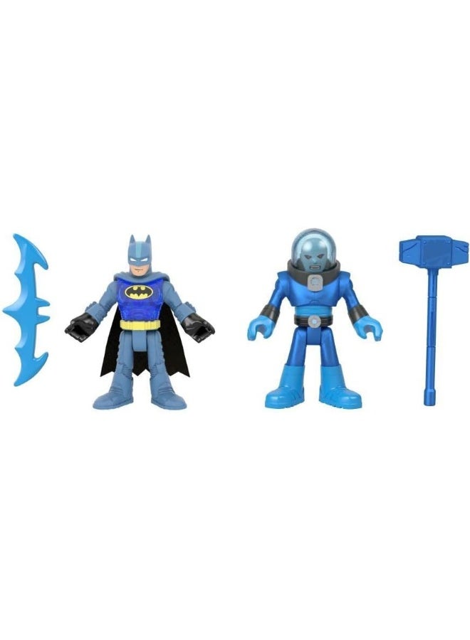 Fisher-Price Imaginext DC Super Friends Batman & Mr Freeze Figure Set for Preschool Kids Ages 3 to 8 Years