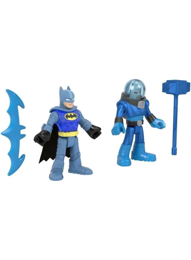 Fisher-Price Imaginext DC Super Friends Batman & Mr Freeze Figure Set for Preschool Kids Ages 3 to 8 Years