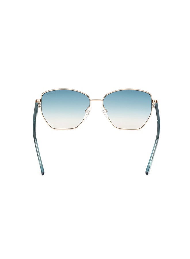 Women's UV Protection Hexagon Sunglasses - GU0010232P56 - Lens Size: 56 Mm