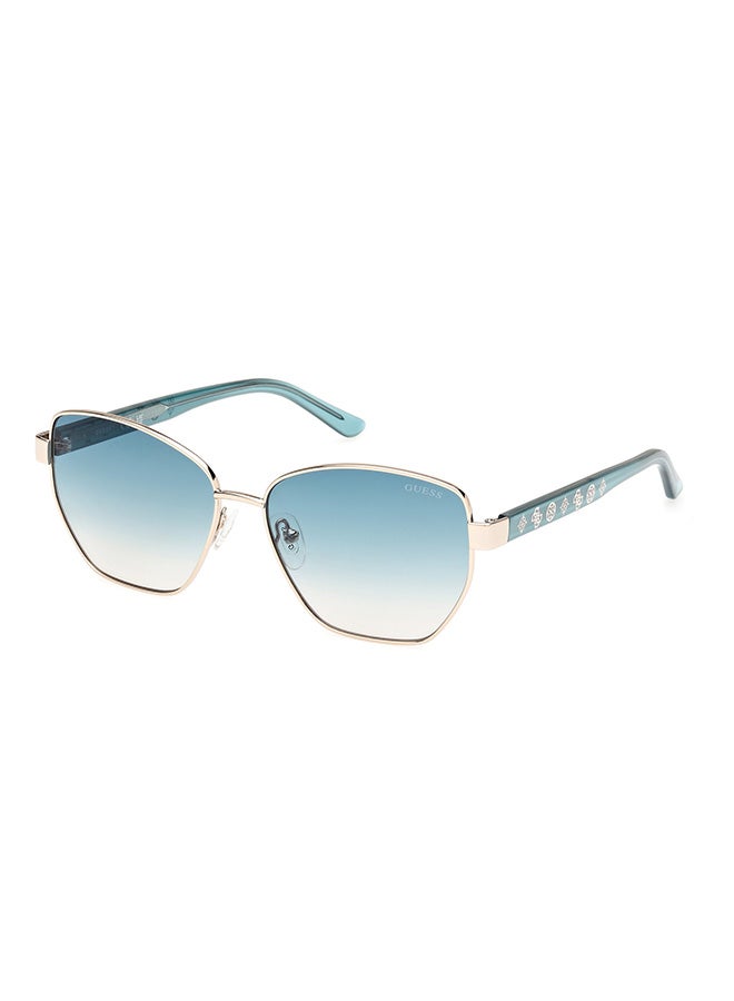 Women's UV Protection Hexagon Sunglasses - GU0010232P56 - Lens Size: 56 Mm