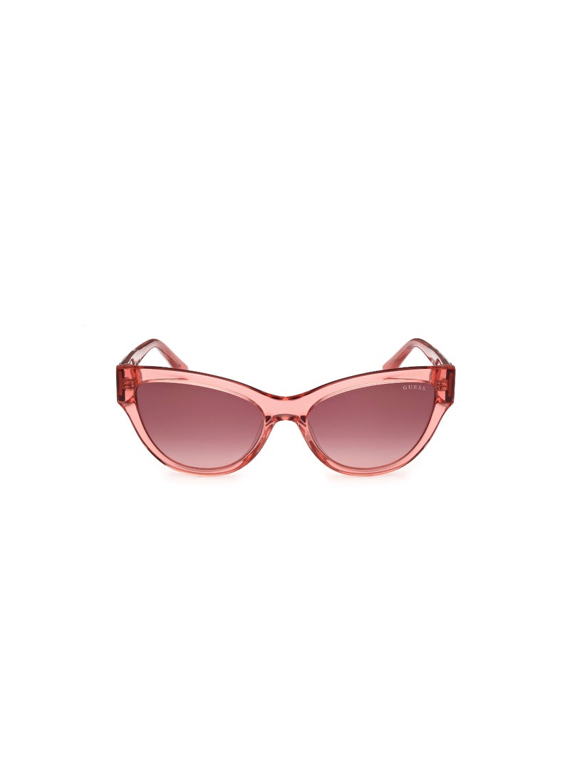 Women's UV Protection Cat Eye Shape Acetate Sunglasses GU0011272T56 - Lens Size: 56 Mm - Shiny Pink