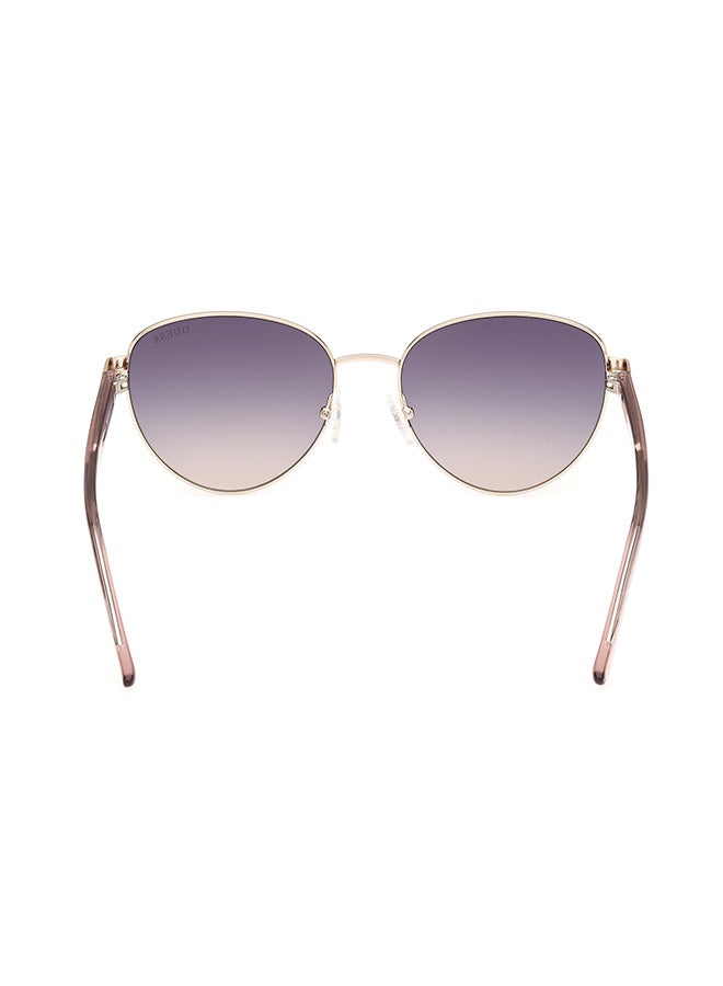 Women's UV Protection Round Sunglasses - GU0010120B55 - Lens Size: 55 Mm