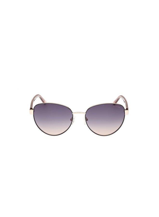 Women's UV Protection Round Sunglasses - GU0010120B55 - Lens Size: 55 Mm