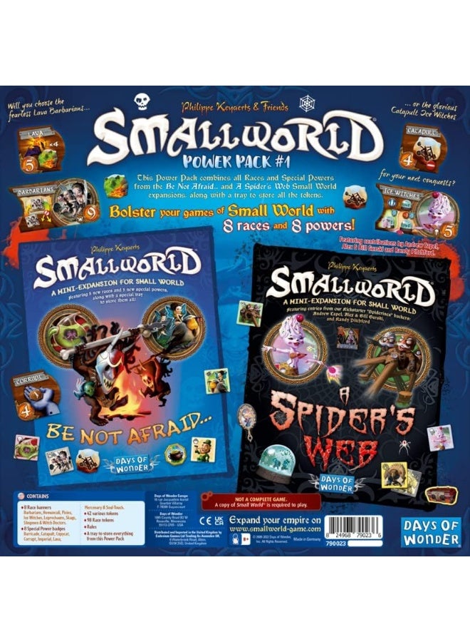 Days Of Wonder Small World - Race Collection: Be Not Afraid & A Spider Web