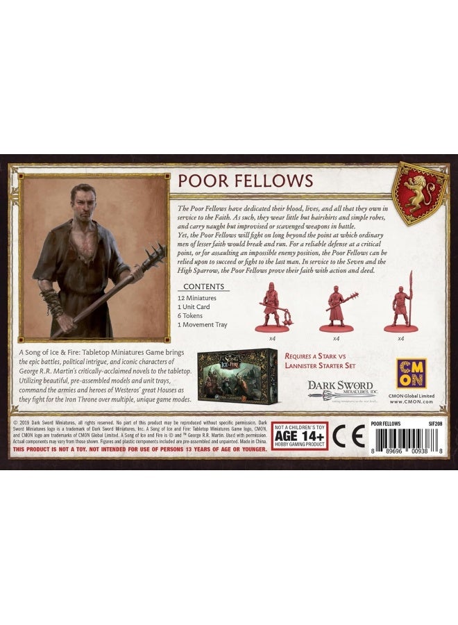 A Song Of Ice And Fire - Lannister Poor Fellows