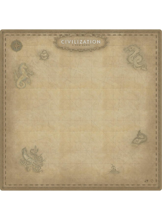 Fantasy Flight Games Sid Meier'S Civilization A New Dawn Game Mat