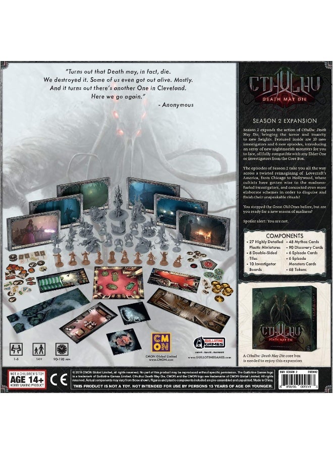 Cthulhu: Death May Die - Season 2 Expansion