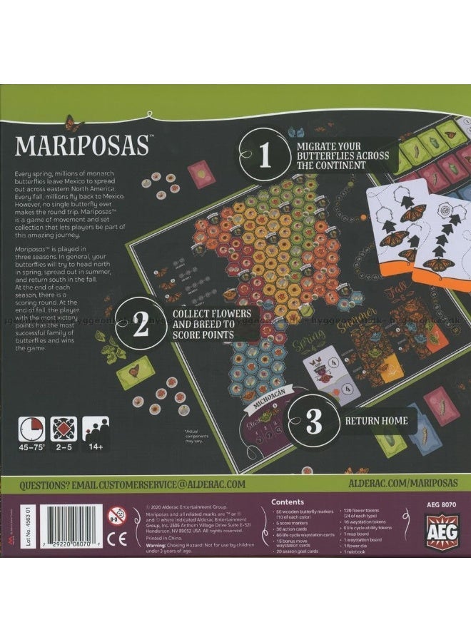 Aeg Mariposas, One Size