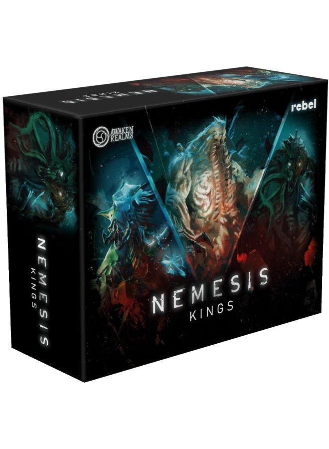 Awaken Realms | Alien Kings: Nemesis Expansion | Board Game | Ages 12+ | 1-5 Players | 90-180 Minutes Playing Time Multicolor Rebnemenking