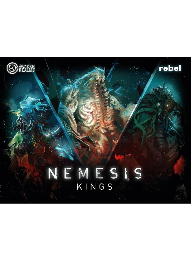 Awaken Realms | Alien Kings: Nemesis Expansion | Board Game | Ages 12+ | 1-5 Players | 90-180 Minutes Playing Time Multicolor Rebnemenking