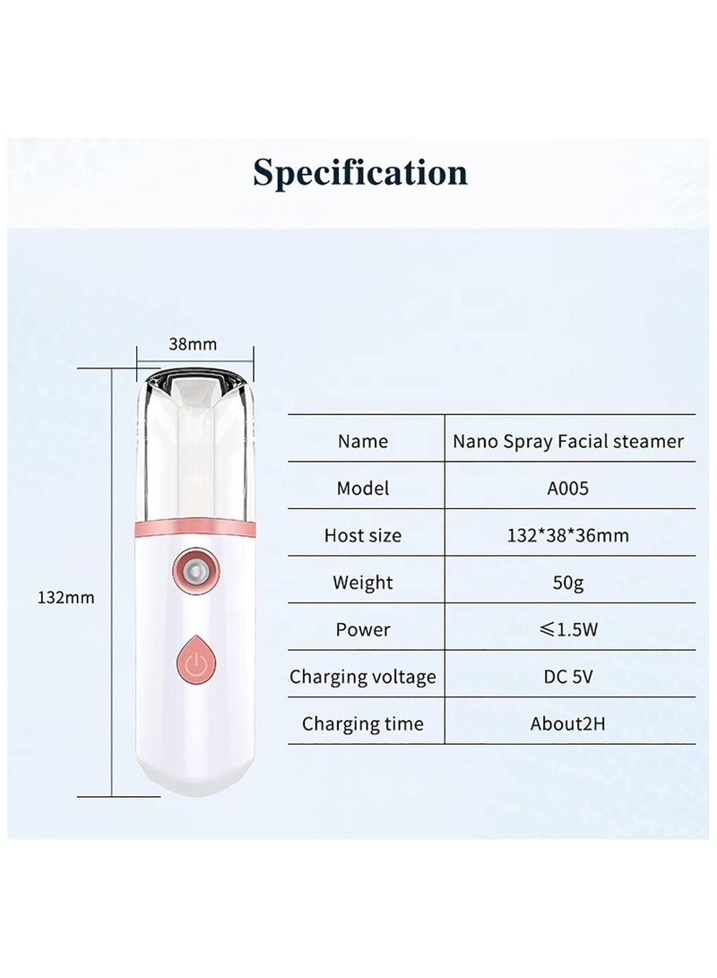 Facial Steam Facial Sauna Mist Mini Portable Facial Sauna, Facial Steamer, Facial Humidifier
