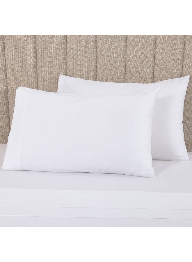 Serene King-Sized Duvet Cover, White - 230X220 Cm