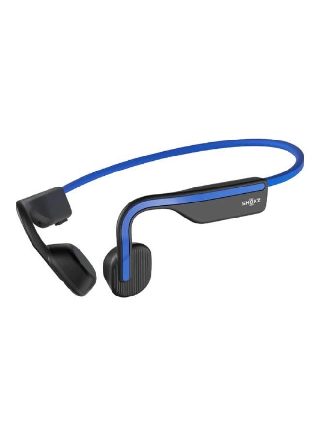 OpenMove Bluetooth Wireless Headphones With Mic, Bone Conduction Wireless Headset Blue