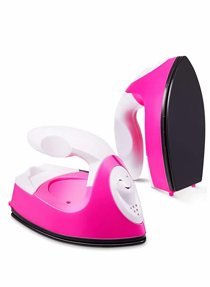 Portable Mini Craft Iron with Charging Base for DIY Projects T-Shirts Shoes and Vinyl Transfers