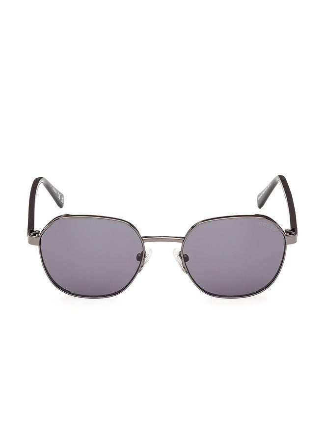 Men's UV Protection Round Sunglasses - GU0011608A51 - Lens Size: 51 Mm
