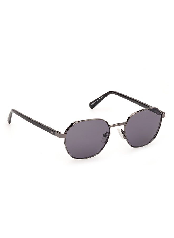 Men's UV Protection Round Sunglasses - GU0011608A51 - Lens Size: 51 Mm