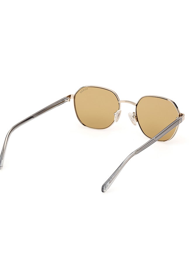 Men's UV Protection Round Sunglasses - GU0011632E51 - Lens Size: 51 Mm