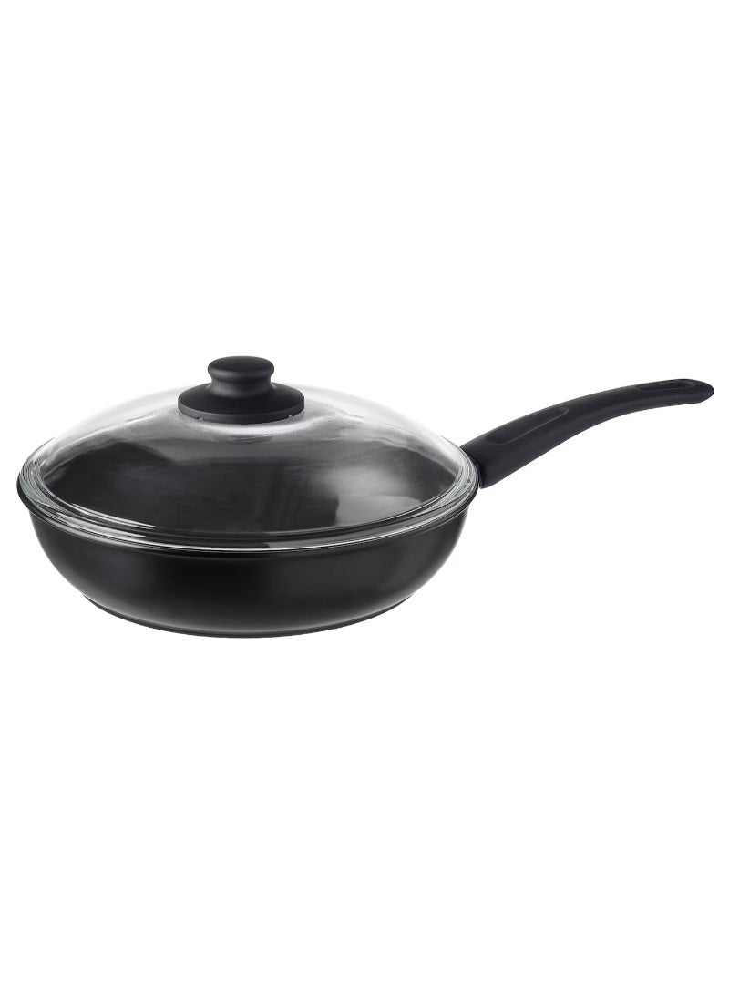 HEMLAGAD Sauté pan with lid, 26 cm