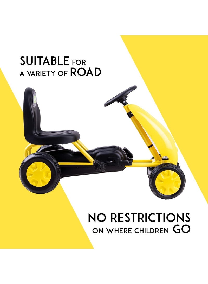 Pedal Go-kart For Children Yellow