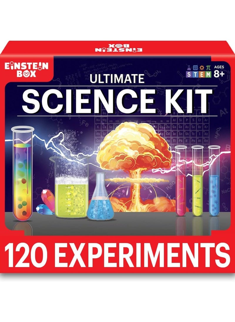 Einstein Box Science Experiment Kit For Boys And Girls Aged 8-12-14|Birthday Gifts Ideas For Kids|Stem Learning Toys | 6-8 Experiments Each Of Different Sciences (Multi Color)