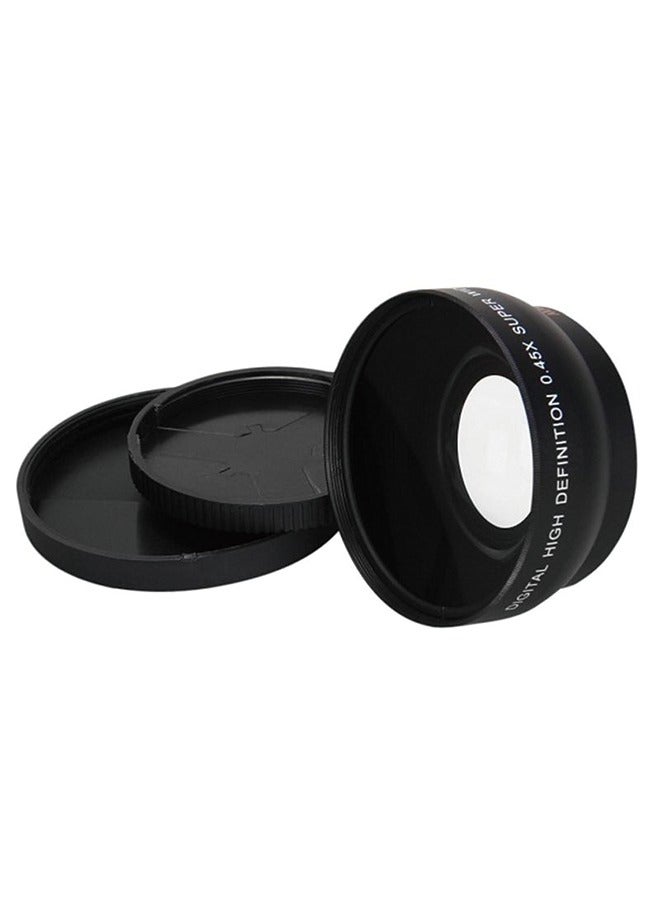 52MM 0.45X Wide-Angle + Macro 2-in-1 Auxiliary Lens for Nikon and Canon Lenses